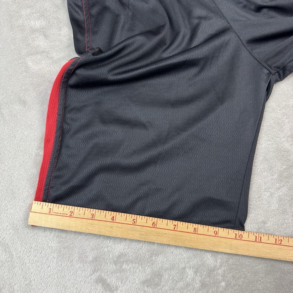 New Alleson Athletic Shorts Mens Small Black Elastic Drawstring Waist Sports - Picture 5 of 8